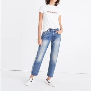 MADEWELL | Cruiser Straight Crop Jeans: Pieced Edition